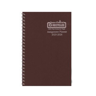 Burgundy Assignment Planner 2025-2026